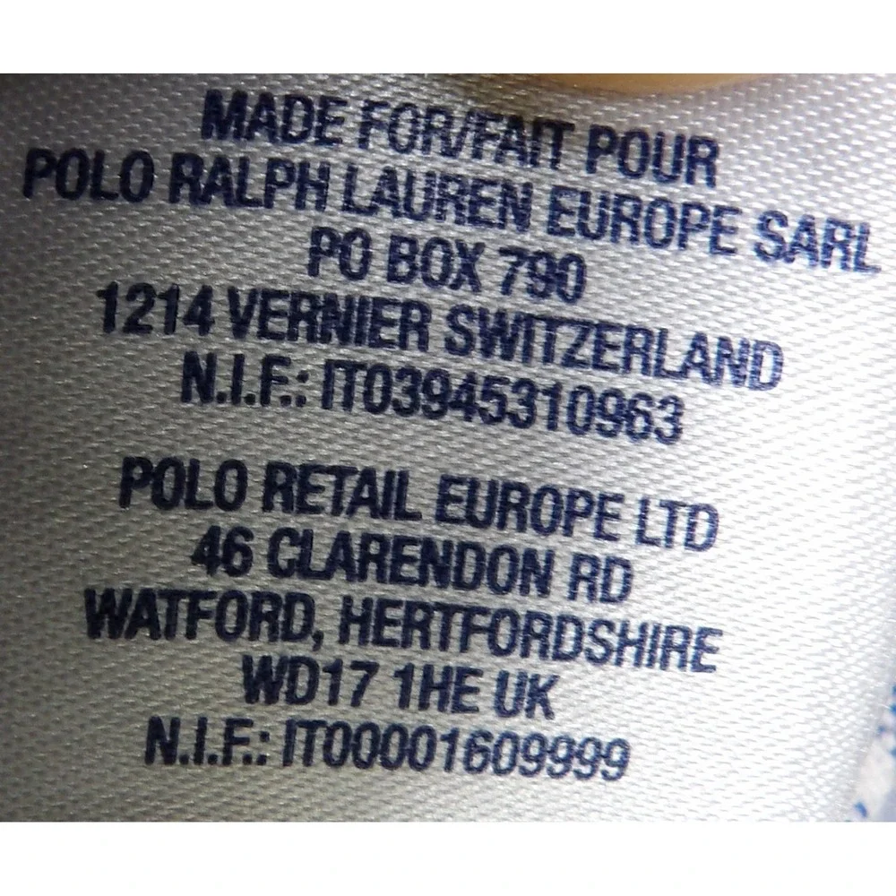 Ralph Lauren Boys Stripe Oxford Shirt Cotton Button Down 8 Light Blue White Pony